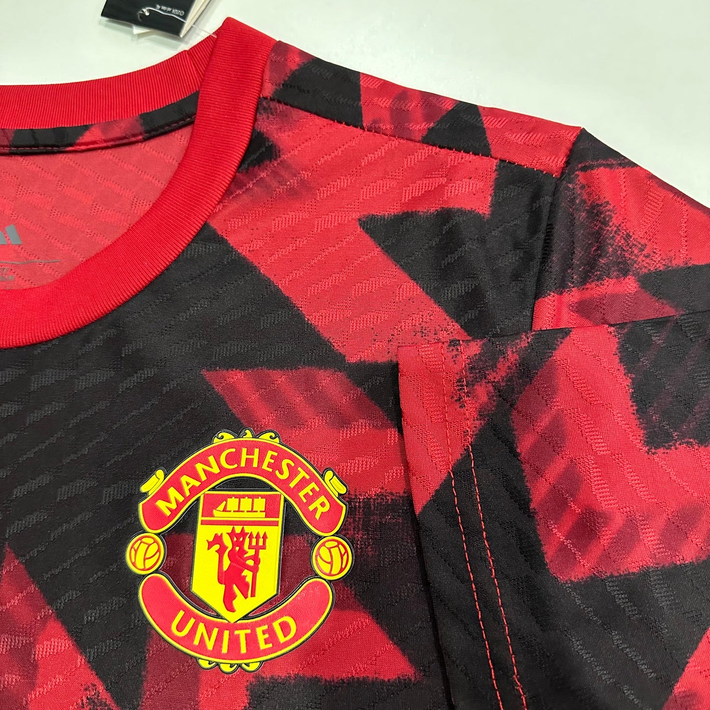 2025/2026 Manchester United training uniform red and black shirt(Player)