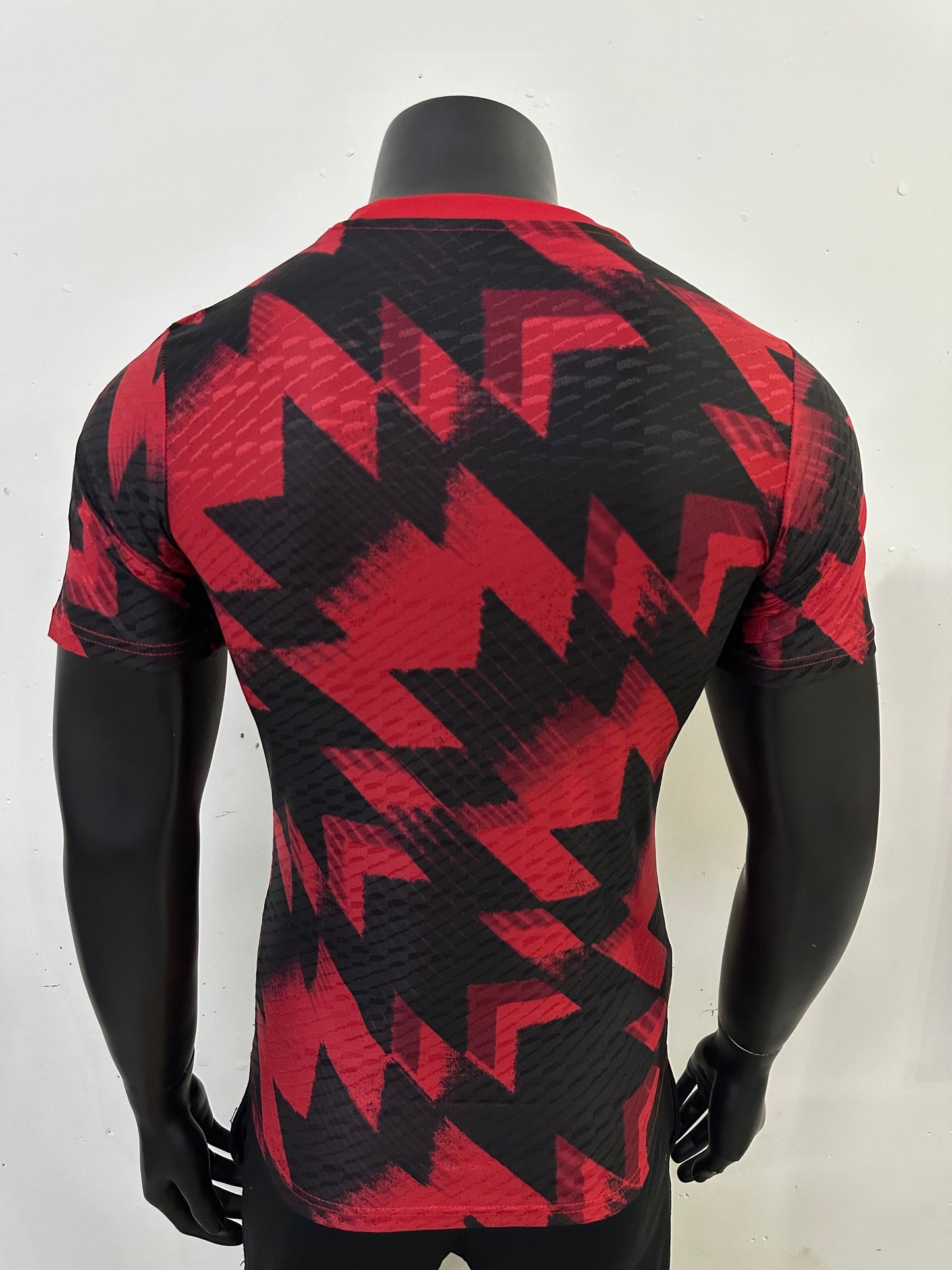 2025/2026 Manchester United training uniform red and black shirt(Player)