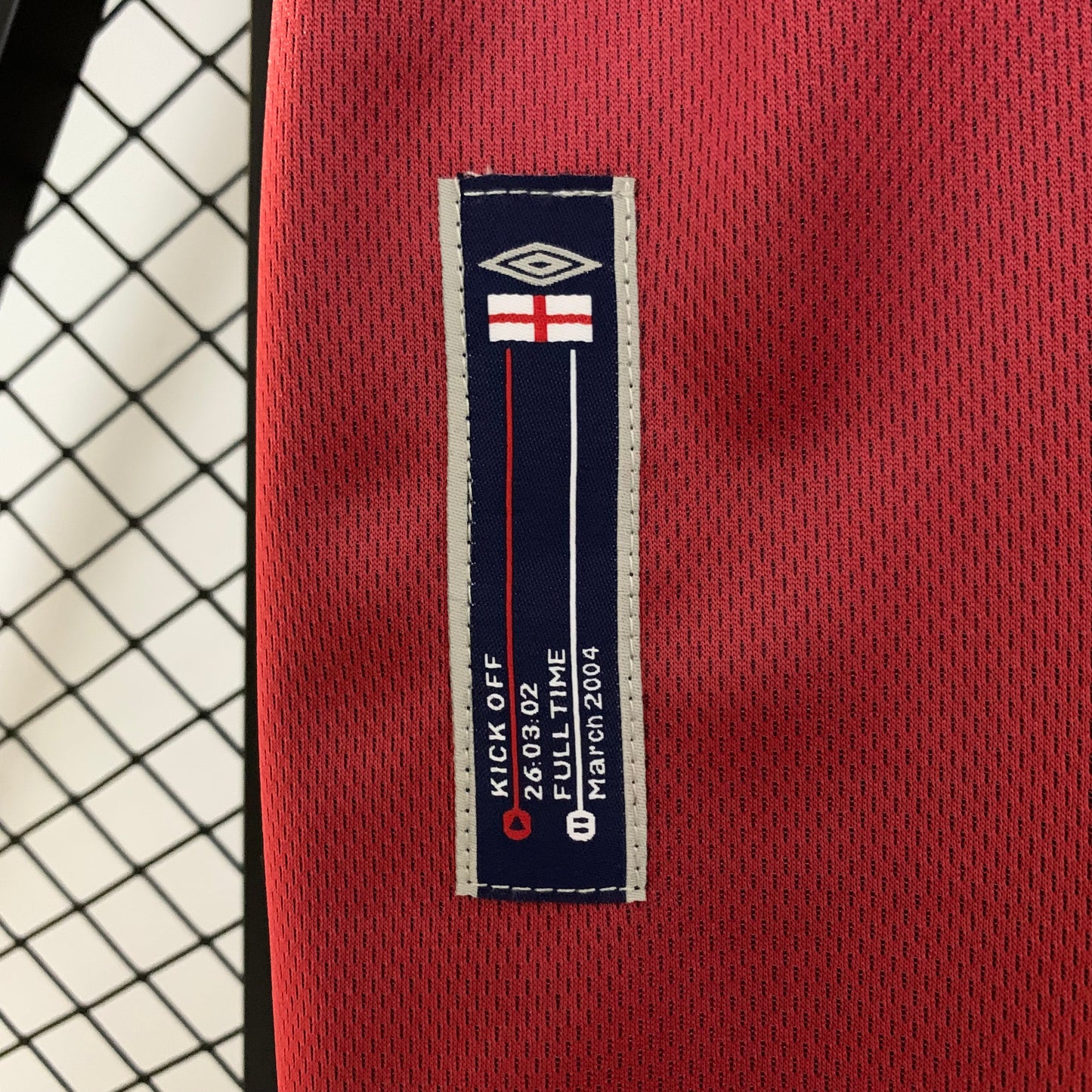2002 England away Retro shirt