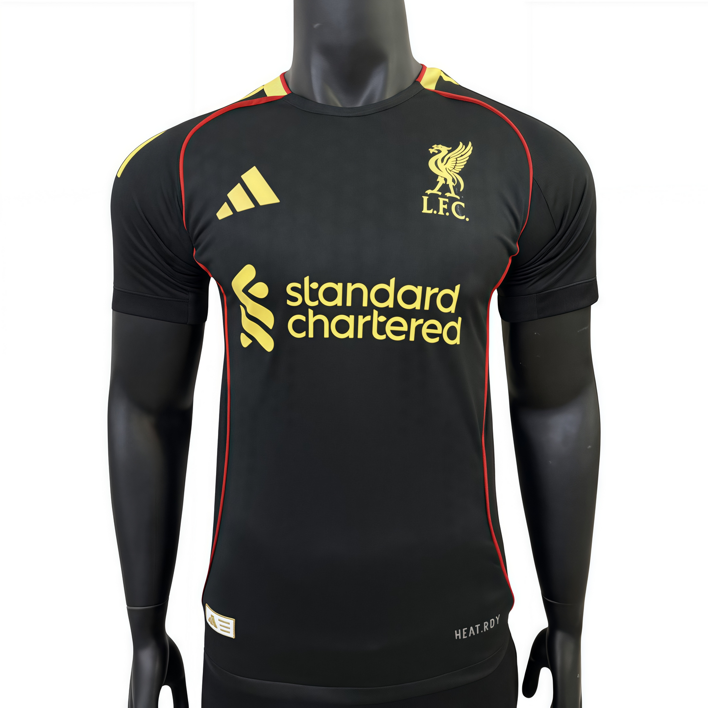 2025/2026 Liverpool Black and Gold Player Shirt