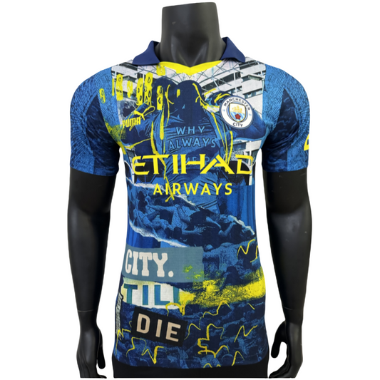 2025/2026 Manchester City Special Edition Blue Player Shirt