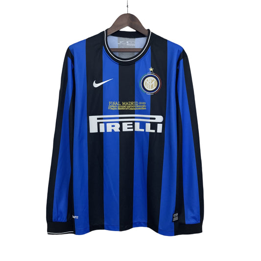 2009/2010 Inter Milan UEFA Champions League Home Retro Shirt