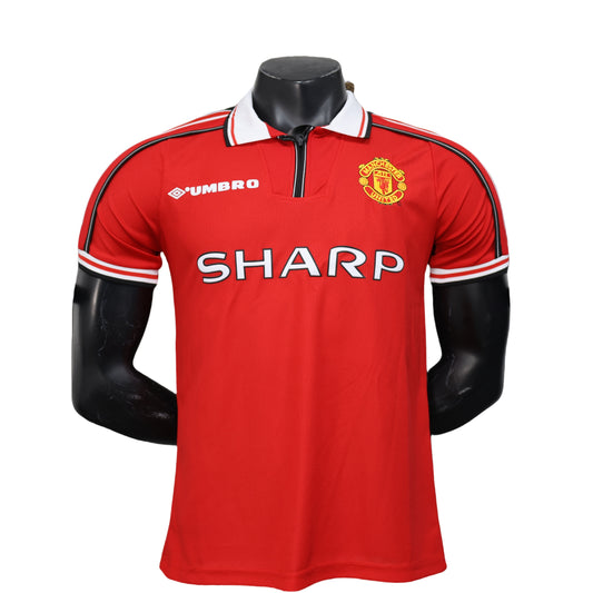 1998/1999 Manchester United Home Retro Player Shirt