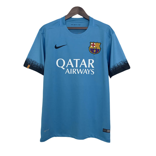 2015/2016 Barcelona season third away game retro shirt